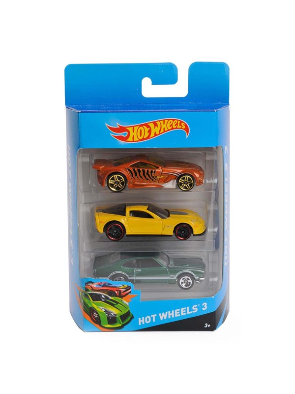 Hot Wheels Auto Diecast 3-Pack Assorti