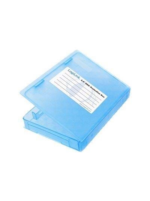 Logilink - Beschermdoos voor HDD - 2,5 inch - Blauw - Zatrzask