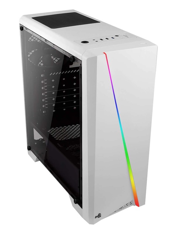 Micro ATX/ATX Midtower Case Aerocool CYLONW White