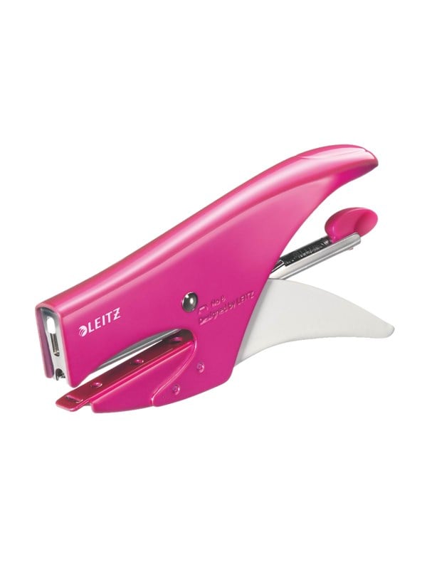 Leitz Plier 5547 15 sh.Metal WOW Pink