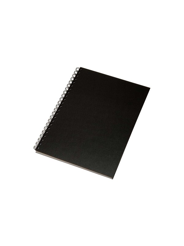 Esselte Notepad Memo Art A5 wire-o Ruled Black c