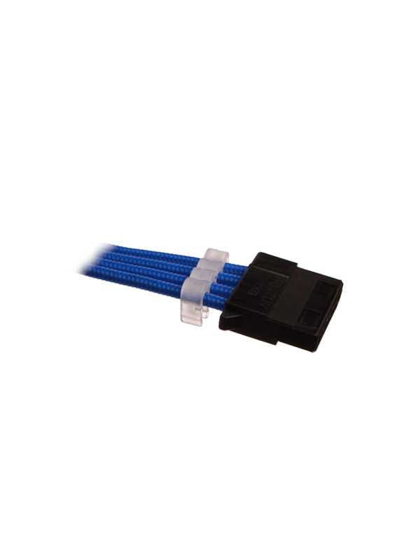DUTZO Sleeved 4-pins Molex Cable - Blauw