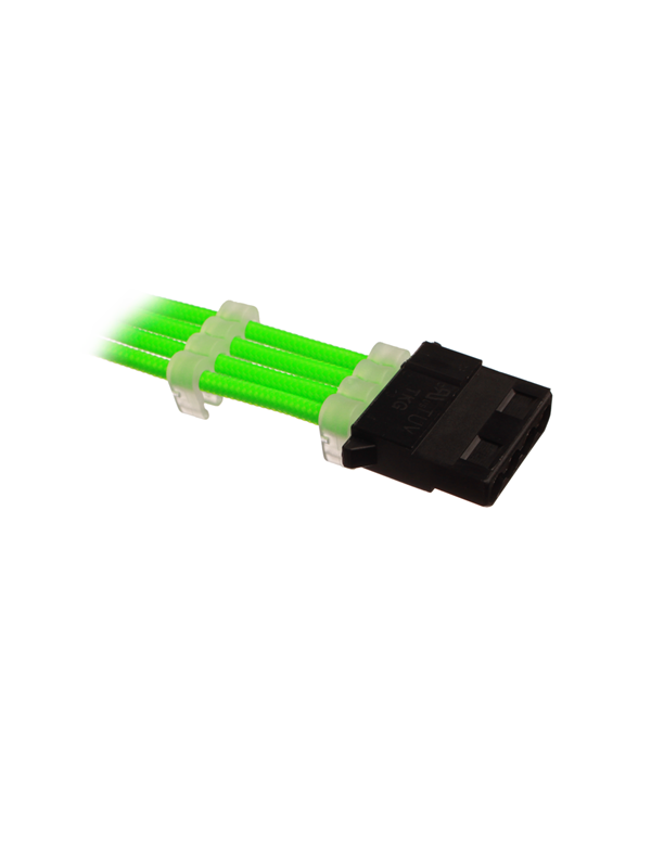 DUTZO Sleeved 4-pins Molex Cable - Groen
