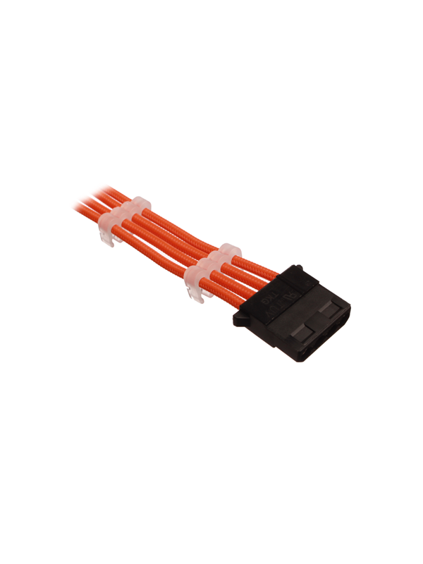 DUTZO Sleeved 4-pins Molex Cable - Oranje