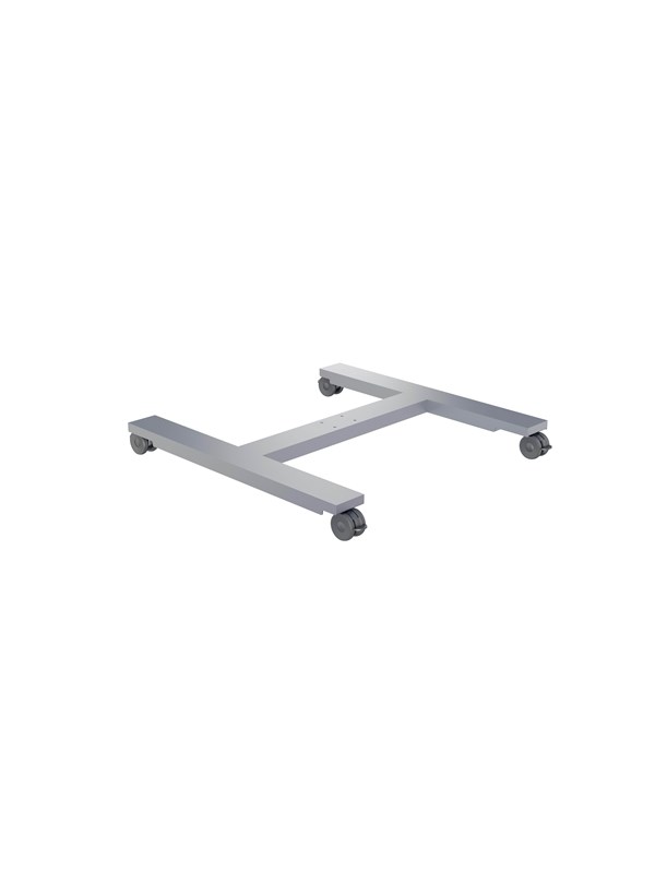 Multibrackets M Public Display Stand Wheelbase B2B Silver - Max 100 kg - recommended for