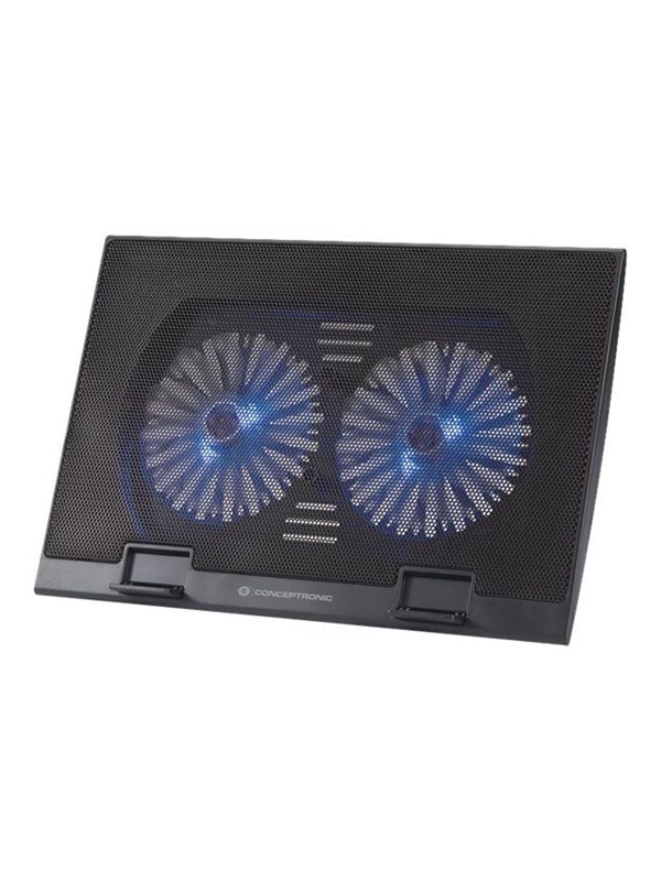 Conceptronic THANA02B Cooling-pad voor laptop In hoogte verstelbaar