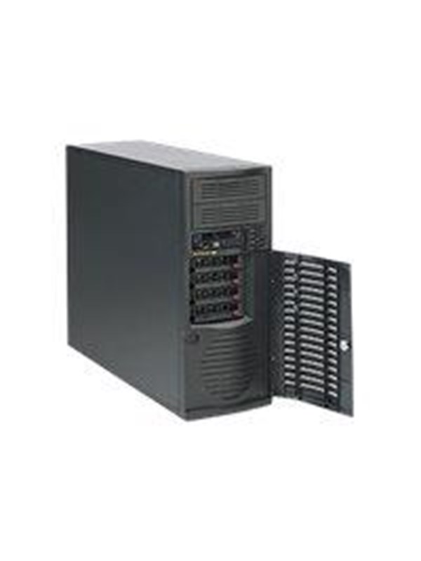 Supermicro SC733 TQ-668B - Case - Tower - Zwart