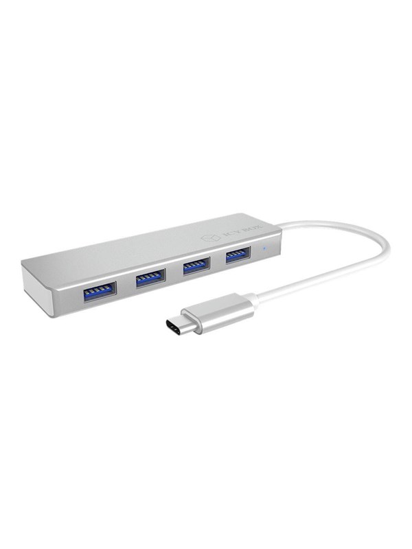 ICY BOX IB-HUB1425-C3 USB hub - 4 - USB 3.2 - Zilver