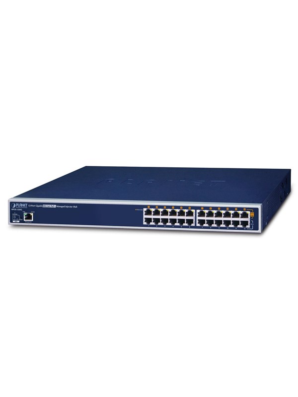 PLANET 12-Port Gigabit IEEE 802.3at High Stroom Inj