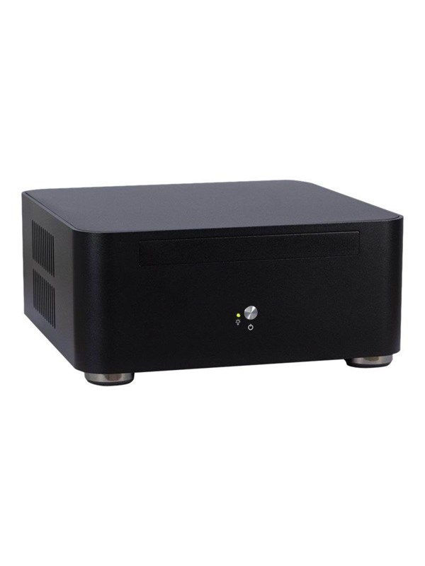 Inter-Tech A80S - Case - Ultra small form factor - Zwart