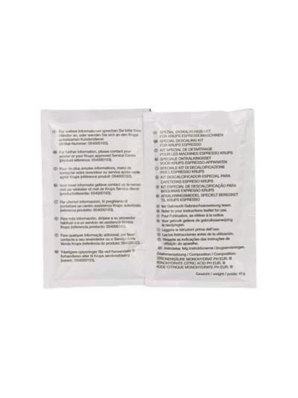 Krups F054 - Koffiemachineontkalker - Ontkalker set + PH strip Espresso
