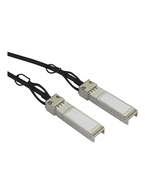 StarTech.com Cisco SFP-H10GB-CU1-5M Comp SFP+ Twinax Cable - 1.5 m (4.9 ft) - 10GBase direct attach cable - 1.5 m - black - Zwart - 1m
