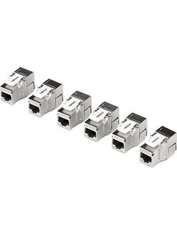 TRENDnet TC-K06C6A Shielded Cat6A Keystone Jack (6-Pack)
