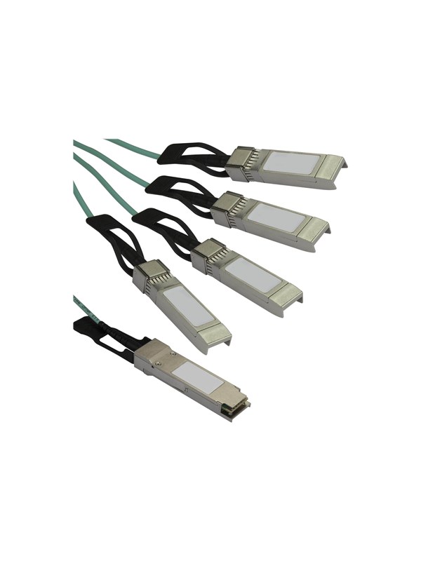 StarTech.com Cisco QSFP-4X10G-AOC7M Compatible QSFP+ Breakout Cable - 7 m - breakout cable - 7 m - black - Zwart - 7m