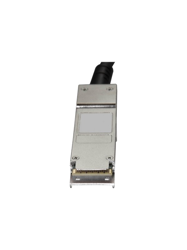 StarTech.com MSA Compliant QSFP+ Direct-Attach Twinax Cable - 5 m (16.4 ft) - 40 GbE - 40GBase direct attach cable - 5 m - black - Zwart - 5m