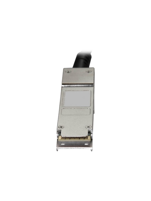 StarTech.com MSA Compliant QSFP+ Direct-Attach Twinax Cable - 3 m (10 ft) - 40 GbE - 40GBase direct attach cable - 3 m - black - Zwart - 3m