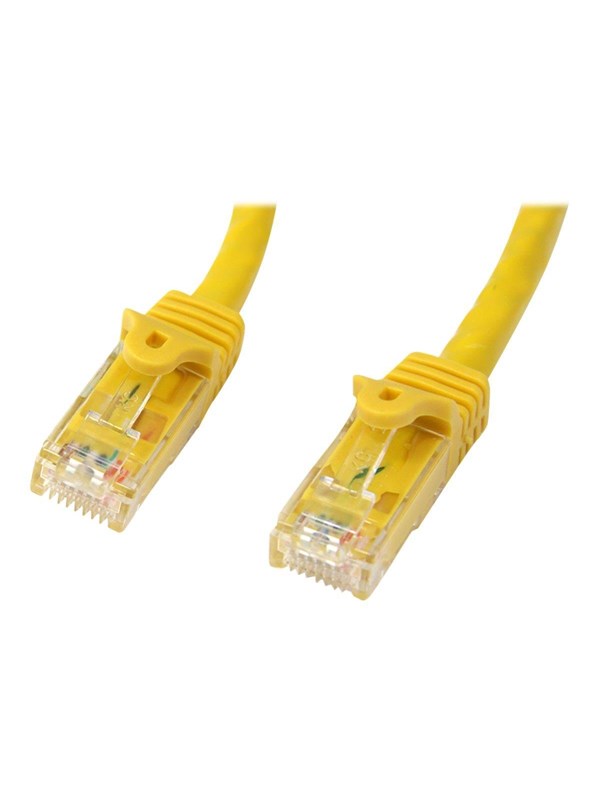 StarTech.com 10m Geel Cat6 / Cat 6 Snagless Patch Cable 10 m - patch cable - 10 m - Geel - Geel - 10m