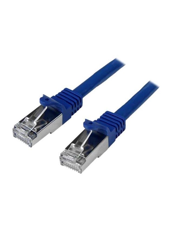 StarTech.com 5m Blauw Cat6 / Cat 6 Shielded (SFTP) Patch Cable 5 m - patch cable - 5 m - Blauw - Blauw - 5m