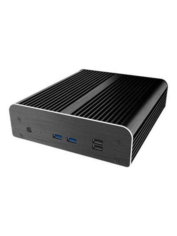 Akasa Newton S7D Fanless - ultra small form factor - UCFF - Case - Ultra small form factor - Zwart