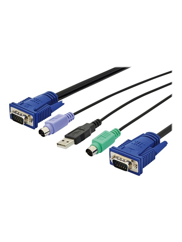 DIGITUS Octopus - Toetsenbord / Video / Muis (KVM) cable - 5 m