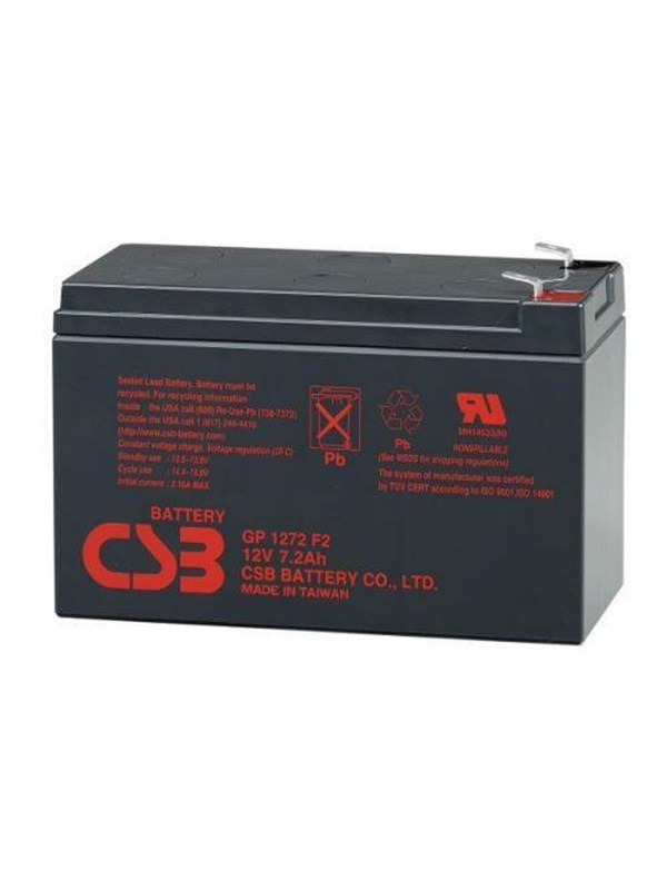 CSB Battery Battery GP1272F2 - AGM - 12V/7.2Ah