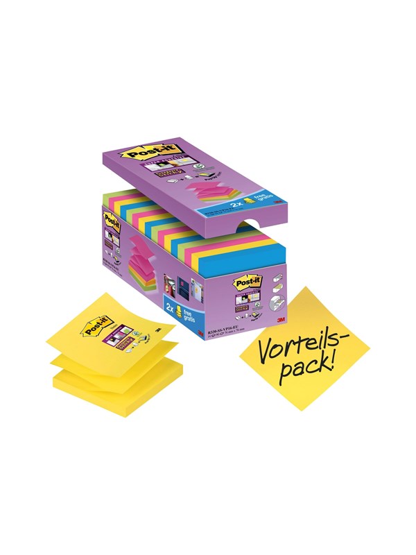 Post it Super Sticky Z-Notes R330S16 16x90Bl 5387706