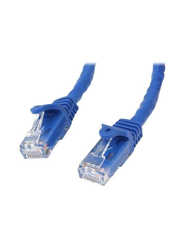 StarTech.com Gigabit Snagless RJ45 UTP Cat6 Patch Cable Cord - patch cable - 5 m - Blauw - Blauw - 5m