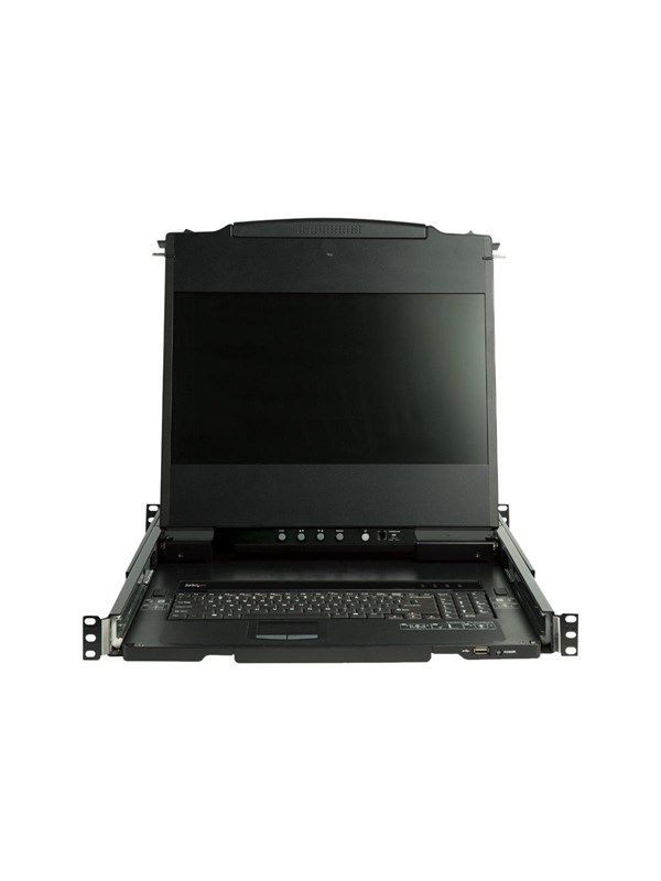 StarTech.com 17 Dual Rail Rackmount KVM Console with 1080p - DVI & VGA - KVM console - Full HD (1080p) - 17.3