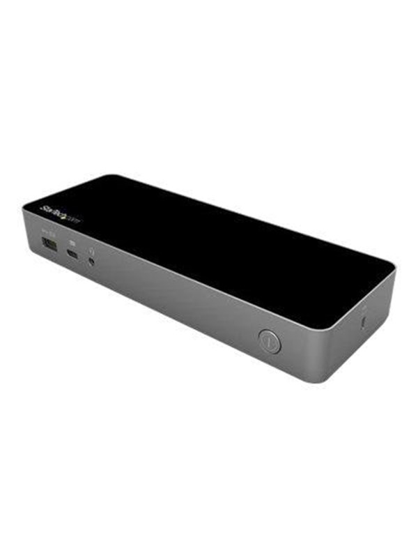 StarTech.com USB-C & USB-A Dock, Hybride Universeel Laptop Docking Station met Dual Monitor 4K60Hz HDMI & DisplayPort, USB 3.1 Gen 1 Hub, GbE, 60W Power Delivery, Windows, Mac & Chrome
