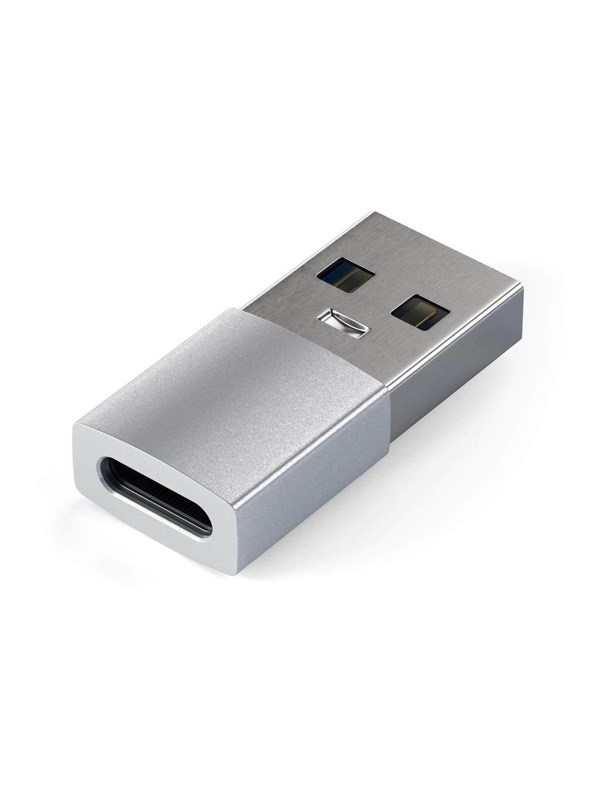 Satechi USB-C AV / multimedia paneel / USB-C Aan USB A - Zilver