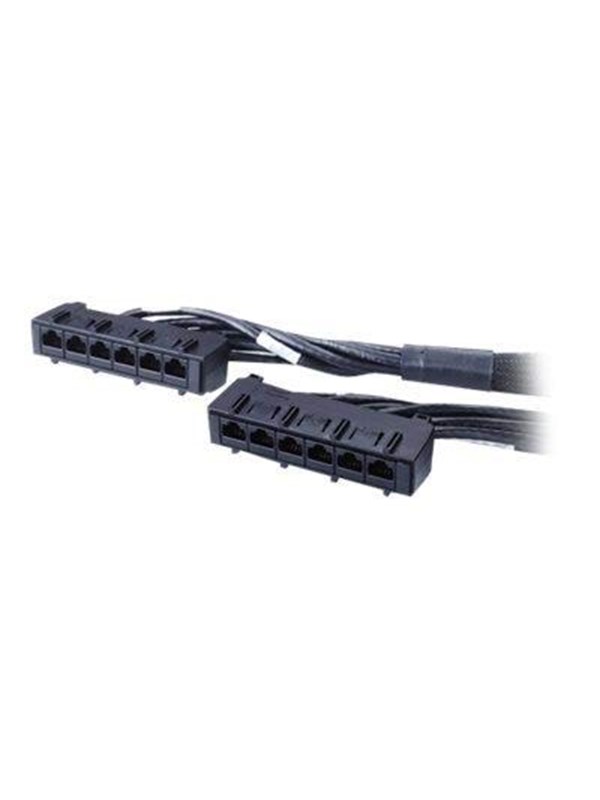APC Data Distribution Cable - network cable - 15.2 m - black - Zwart - 15m