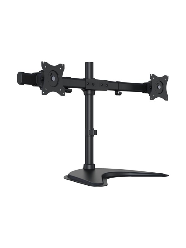 Multibrackets - Monitorstandaard - Deskstand Basic Dual - Tafel standaard - 2 schermen - zwart