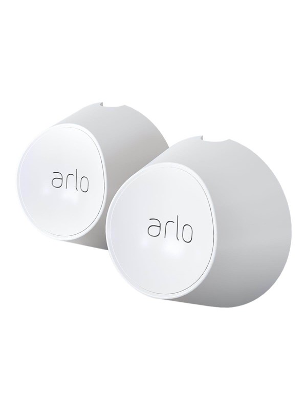 Arlo magnetisch wandmontage (wit) - WANDMONTAGE - Arlo Gecertificeerd Accessoire - magnetisch wandmontage, weersbestendig - Compatibel met Arlo Ultra 2, Ultra, Pro 5, Pro 4, Pro 3 beveilingingscamera's, Set van 2 - VMA5000-10000S