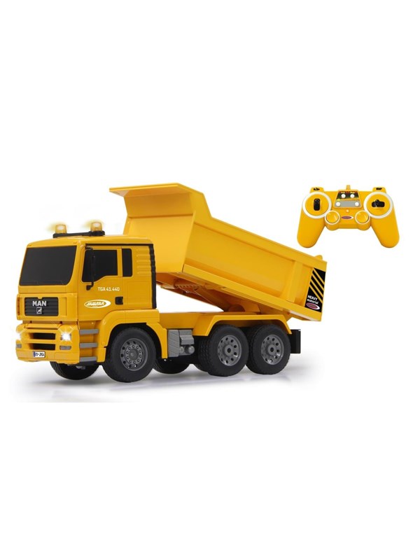 Jamara bestuurbare kiepwagen MAN - Realistisch motorgeluid - 1:20