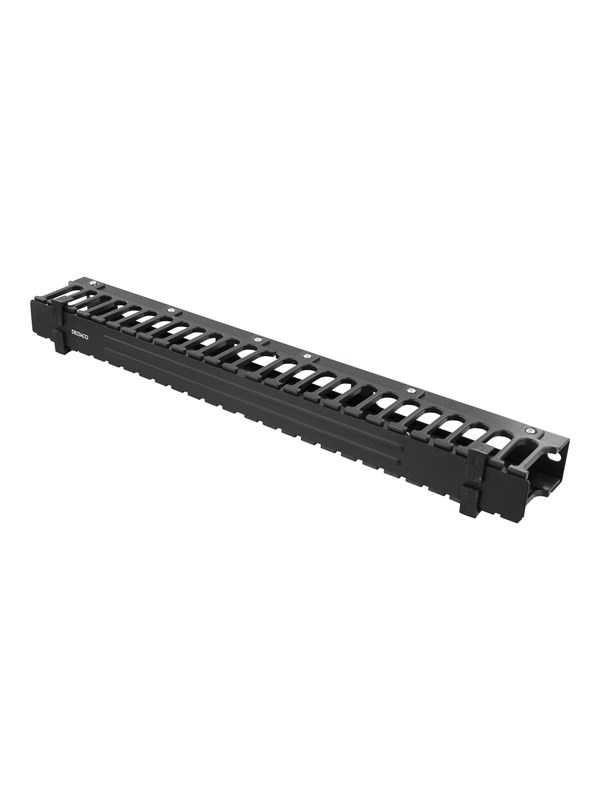 Deltaco 19-19 - 1U - Cable Management Panel