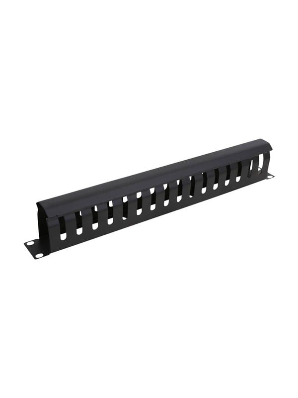 Deltaco 19" 1U Metaal Cable Management with 16 hole