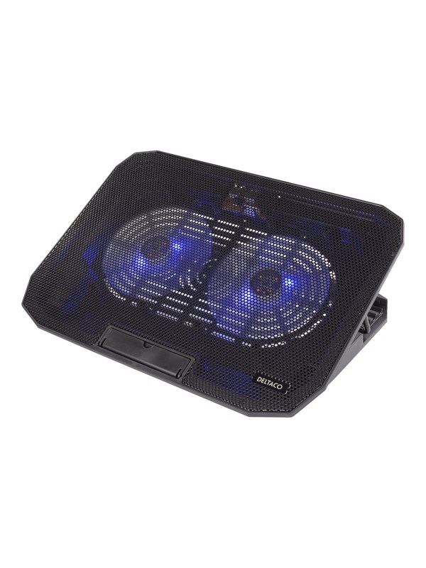 Deltaco Laptop koeler voor 15,6" laptop met 2 x 120mm ventilator