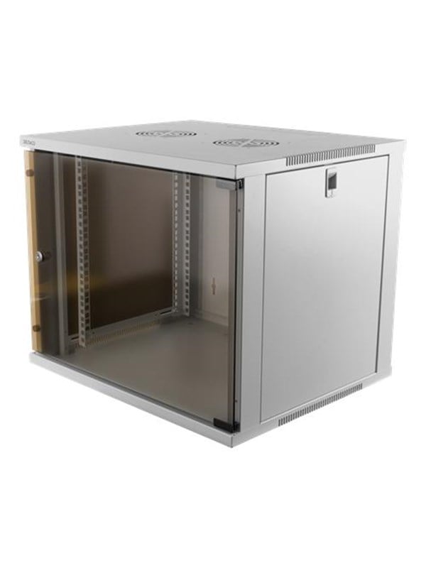 Deltaco 19 cabinet 9U 540x450mm standing or Aan de muur gemonteerd