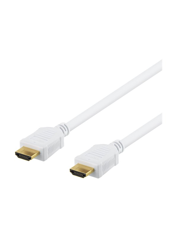 Deltaco Displayport- Skærmkabel - 15m - Hvid
