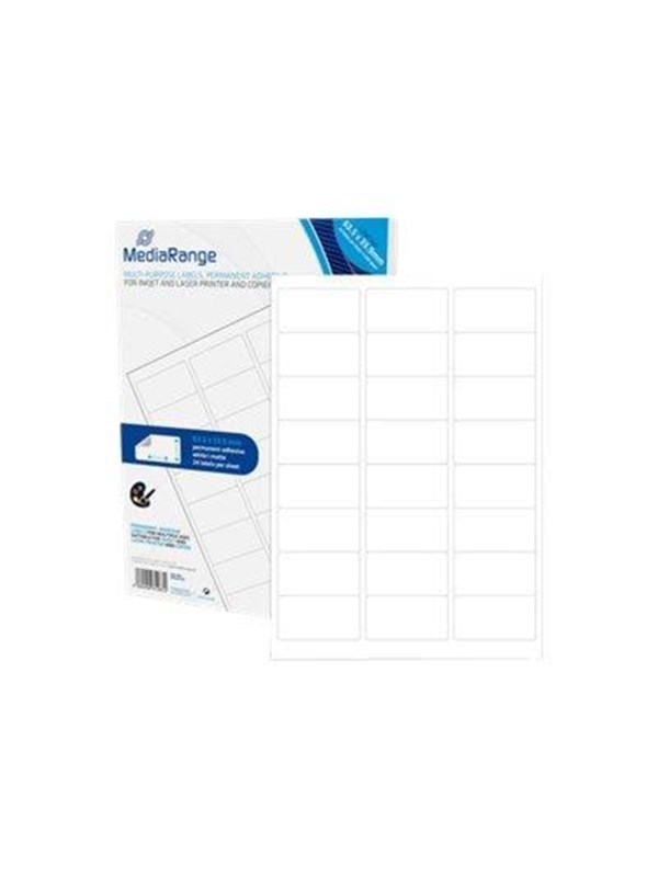 MediaRange MRINK150 - multifunctionele labels - 1200 label(s) - 63,5 x 33,9 mm