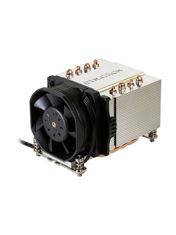 Inter-Tech A-24 Processor Koeler 6 cm Aluminium, Zwart