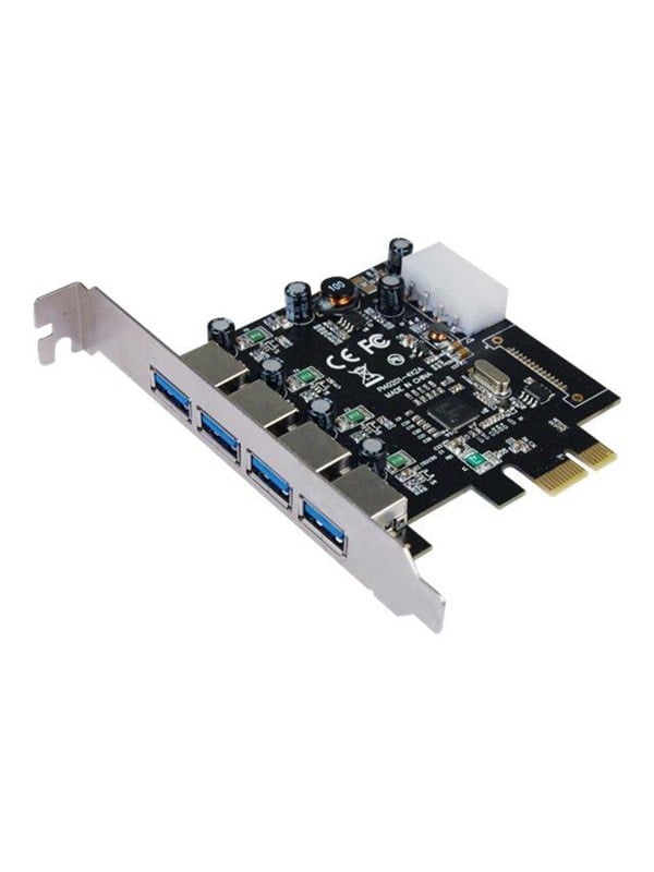 Longshine USB 3.0 Card PCIe 4*extern inkl.SATA Pow