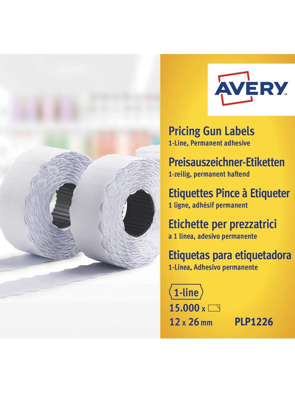 Avery Labels 26x12mm G2 Wit
