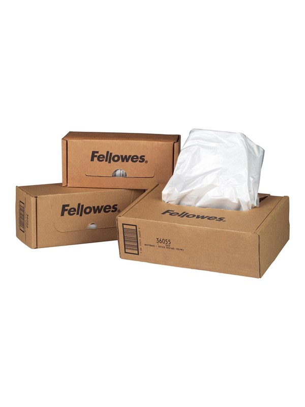 Fellowes Shredder Afvalzakken - ongeveer 30L (100 PACK)