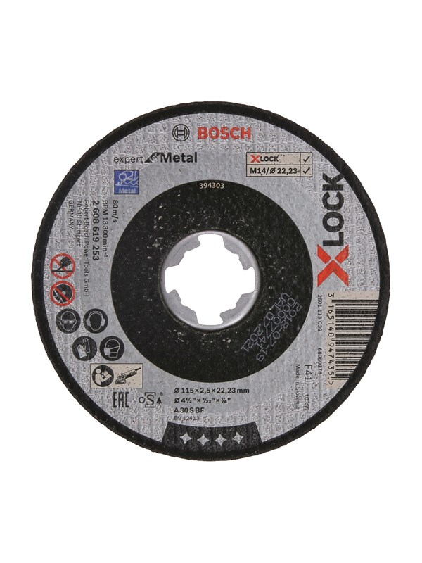 Bosch SKÆRESKIVE X-LOCK EFM 115X22.2X2.5MM