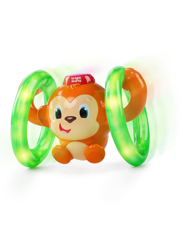 Baby speeltje roll & glow monkey - Bright Starts - vanaf 6 maanden