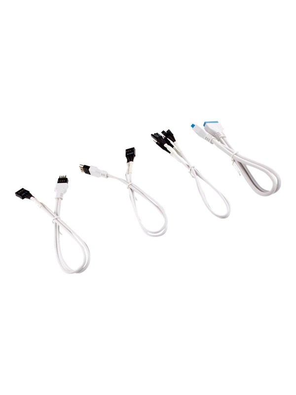 Corsair Premium Sleeved Front Panel Extension Kit 30cm - Wit
