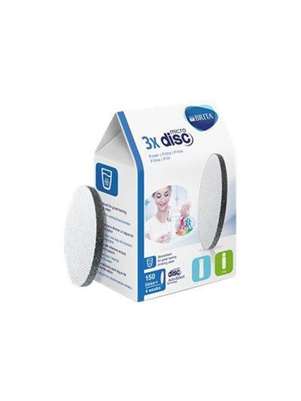 BRITA filterpatronen - Waterfilter - MicroDisc - Waterfilterpatronen - 3-Pack – Voordeelverpakking