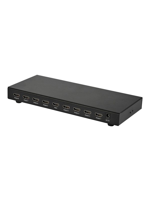 StarTech.com 8-Port 4K 60Hz HDMI Splitter - HDR Ondersteuning - 7.1 Audio - video/audio splitter
