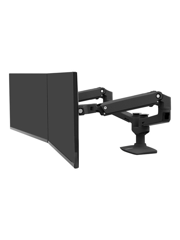 Ergotron LX Dual Side-by-Side ARM - Zwart